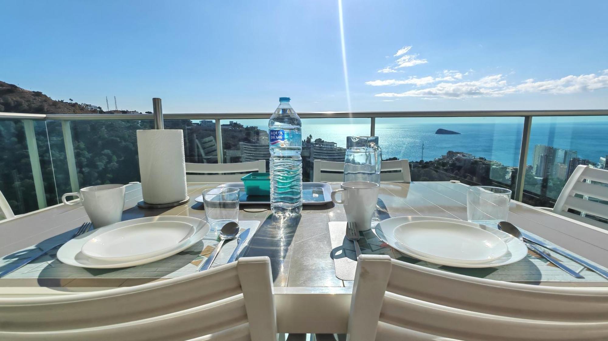 Skyline 31 Terraza Privada Con Vistas Al Mar Διαμέρισμα Μπένιντορμ Εξωτερικό φωτογραφία